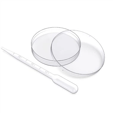 Meidcal engangs plastvev kultur plate celle kulturrett sterilisert 90mm 150mm Petri parabolen