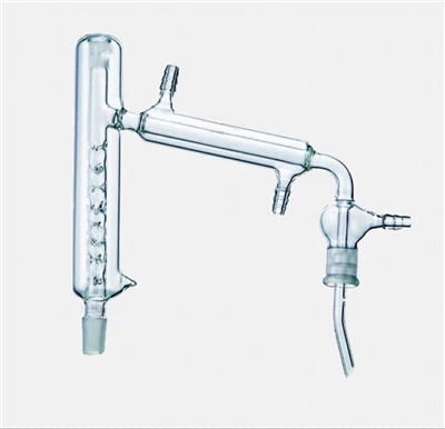 Lab Glassware destillasjonsadapter Glass Connecting Tube Synthware destillasjonsadapter