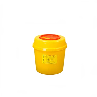 Plast medisinsk gjenbrukbart avfall 5l 10l rund form skarp beholder